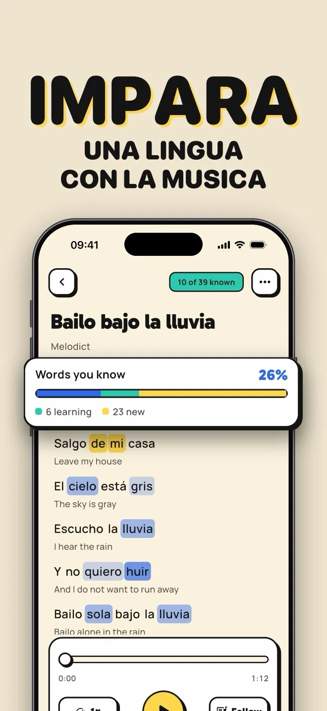 Impara una lingua con la musica
