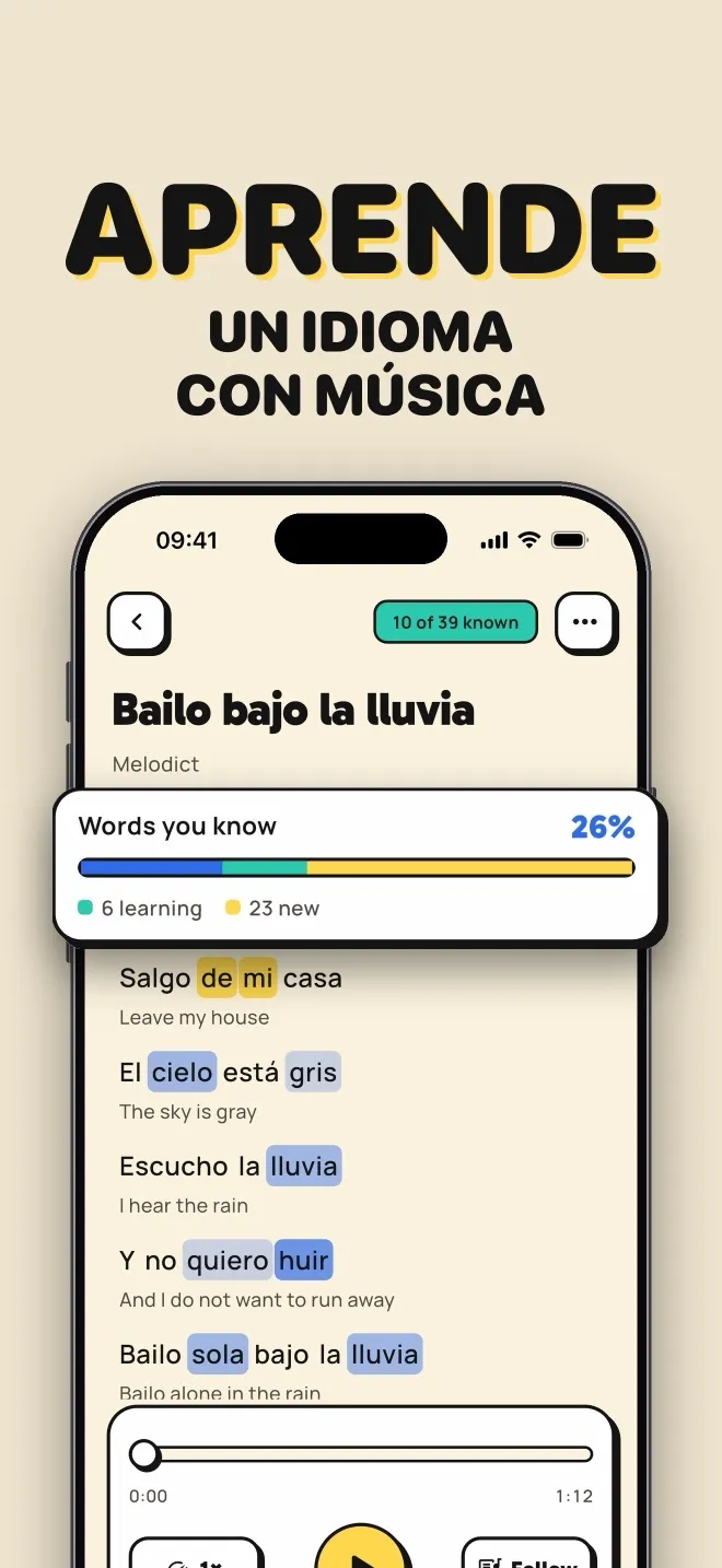 Aprende un idioma con música